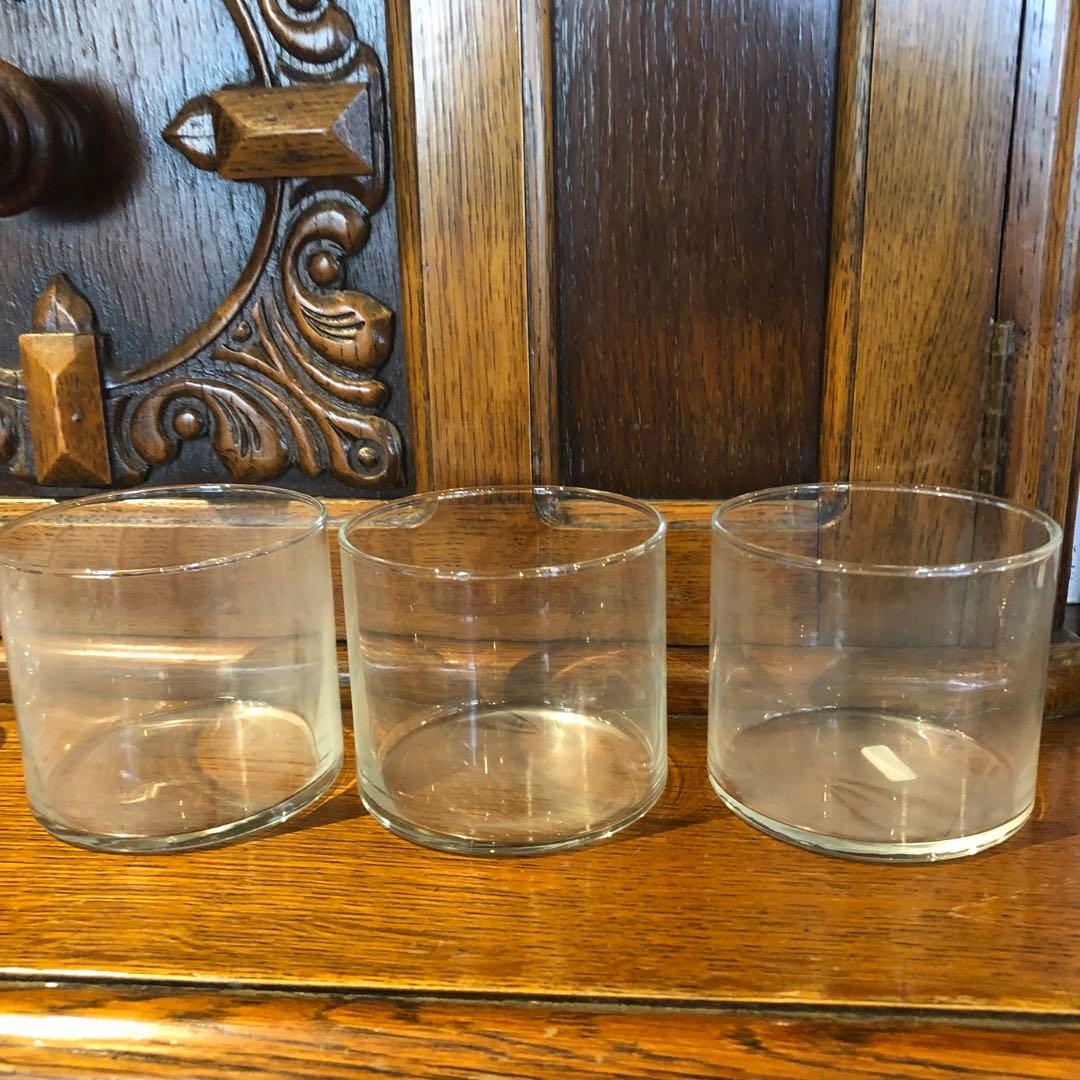 ◆482◆70’ｓ 薬瓶 蓋付き透明ガラス容器まとめて ポッド キャニスター