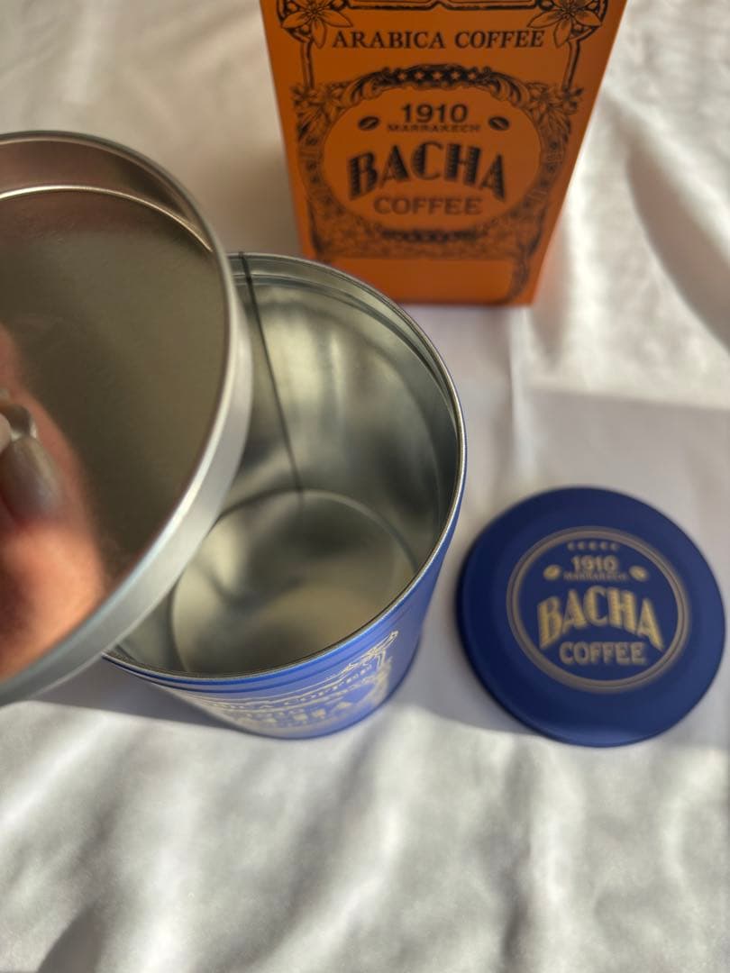 【新品・箱入り】Bacha Coffee バシャ　キャニスター　ロイヤルブルー