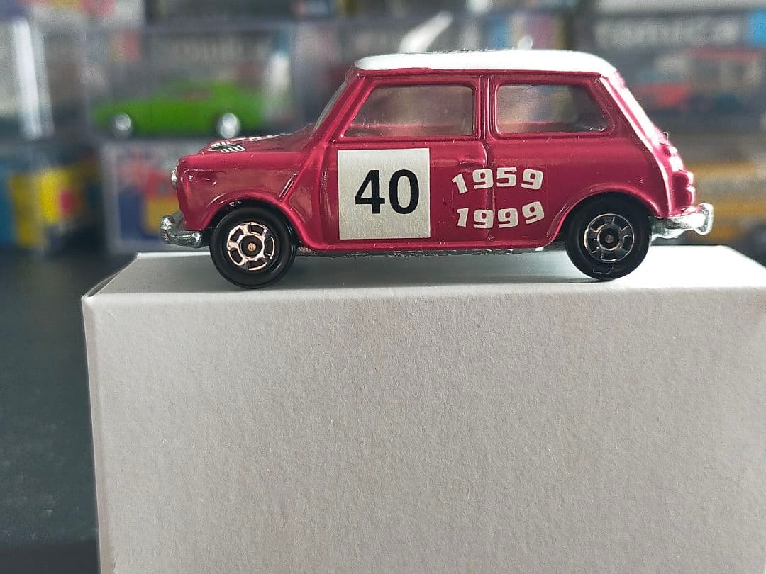 青箱トミカMiniCooper40thTraffic happybirthday