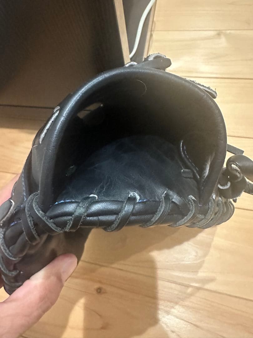ハタケヤマ　ソフトボールキャッチーミット　黒