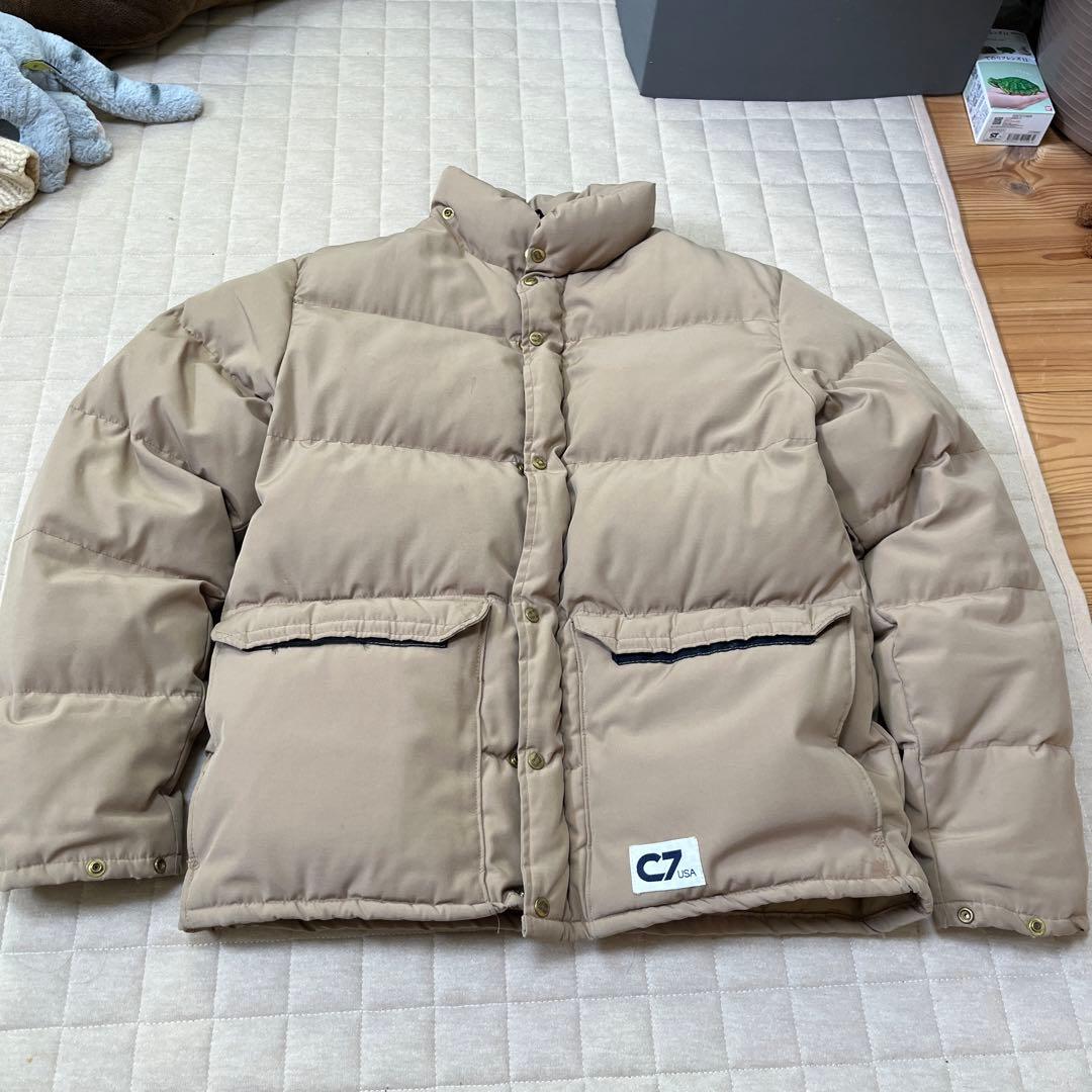 ヴィンテージキャンプ7ダウンジャケット