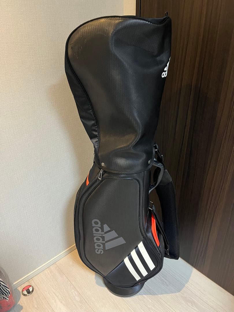 【美品】adidas ゴルフバッグ ブラック