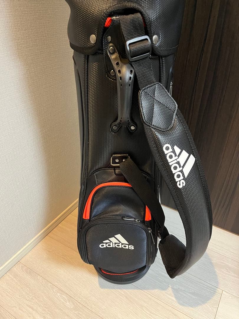 【美品】adidas ゴルフバッグ ブラック