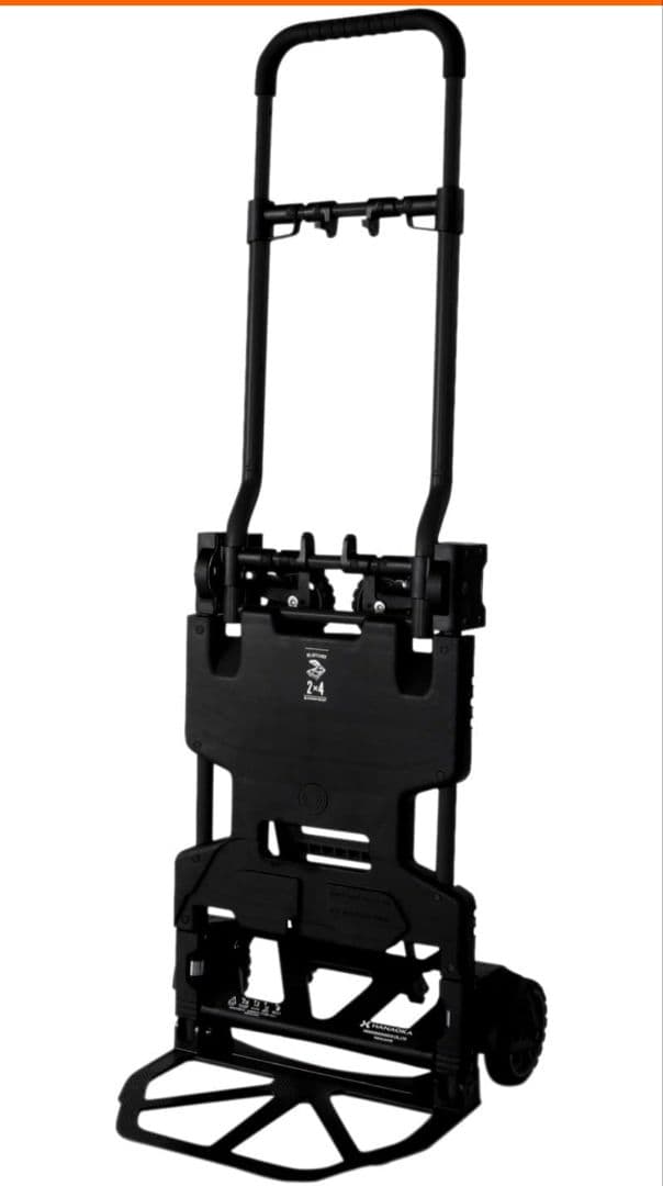 花岡車輌『ビームス百名品』フラットカート FLATCART 2x4 黒　台車