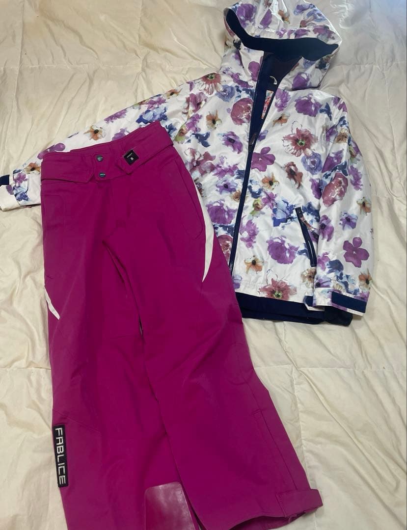 一回使用　FABLICE スノーボードウェアセットS