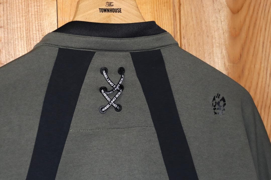 新品 ラッセルノ ゴルフ 吸水速乾 DELTA ダブルニット ジャージ（6/ＬⒽ