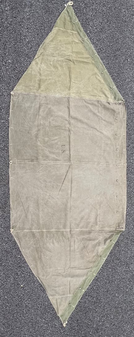 【レア】米軍 軍幕　US パップテント 50年代 シェルターハーフ ミント