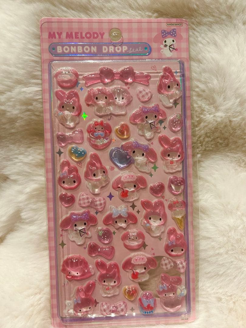 【大幅値下げ！】サンリオ　ボンボンドロップシール8枚セット