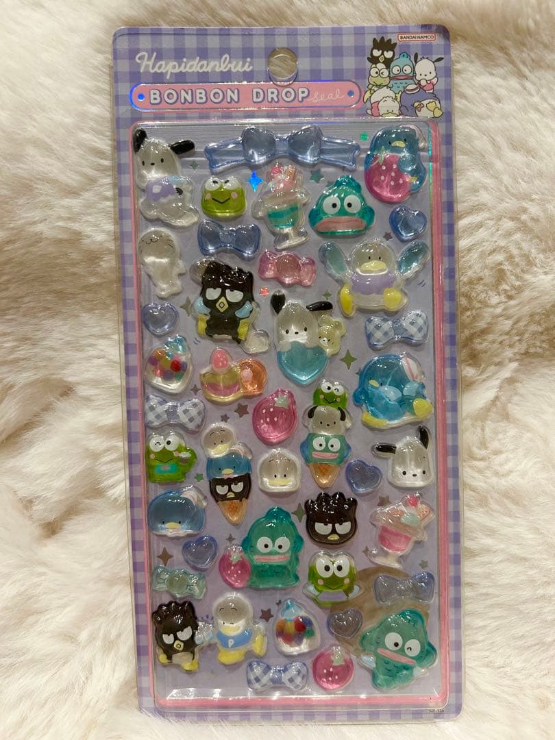 【大幅値下げ！】サンリオ　ボンボンドロップシール8枚セット