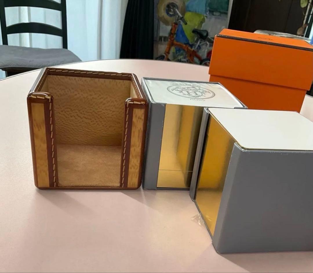 エルメス ウッド ヴィンテージ メモブロックホルダー メモ