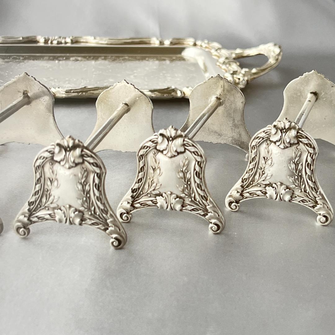 【仏蘭西】 ルイ16世様式 ナイフレスト / カトラリーレスト 6個