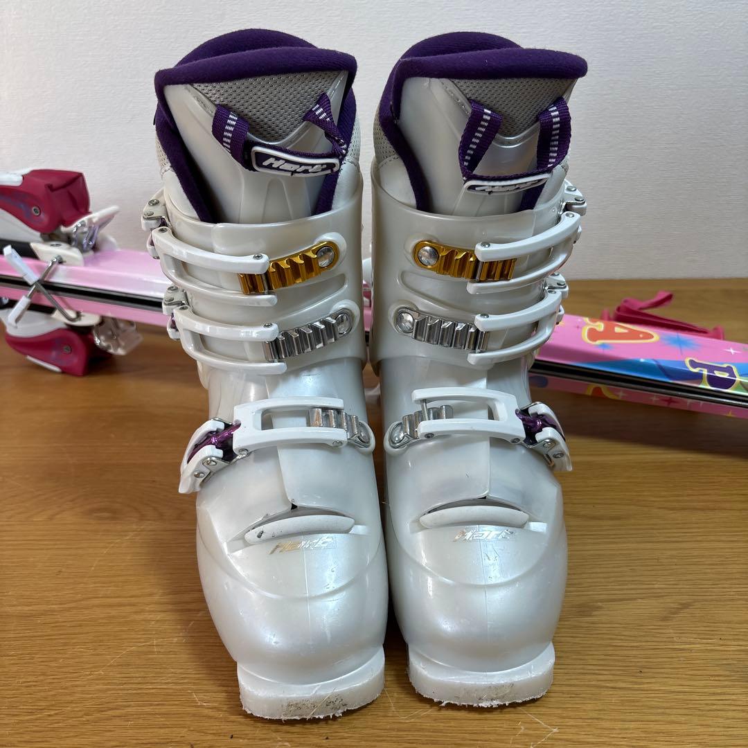 KAZAMAジュニア146cmスキーセット　hart 23cm ストック付