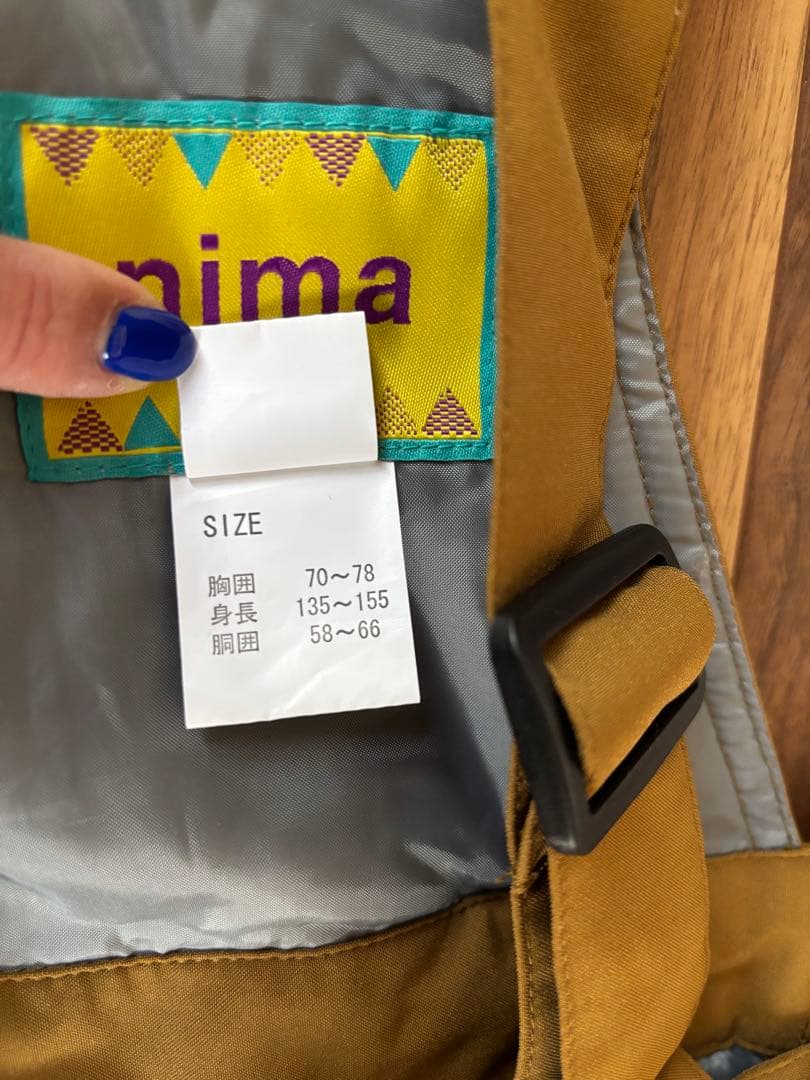 135cm〜155cm サイズ調整可能　スノーボードウェアセット 子ども用