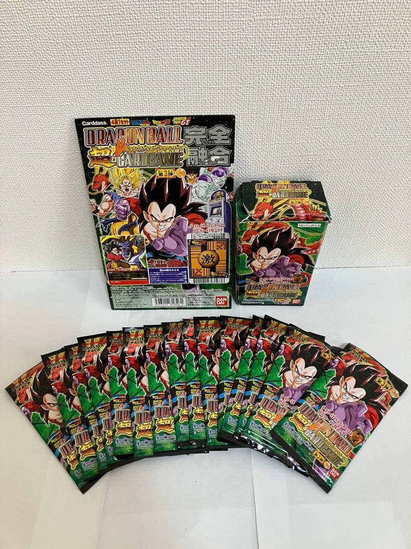 18年ドラゴンボールカード15パック（台紙とBOXは付属しません）