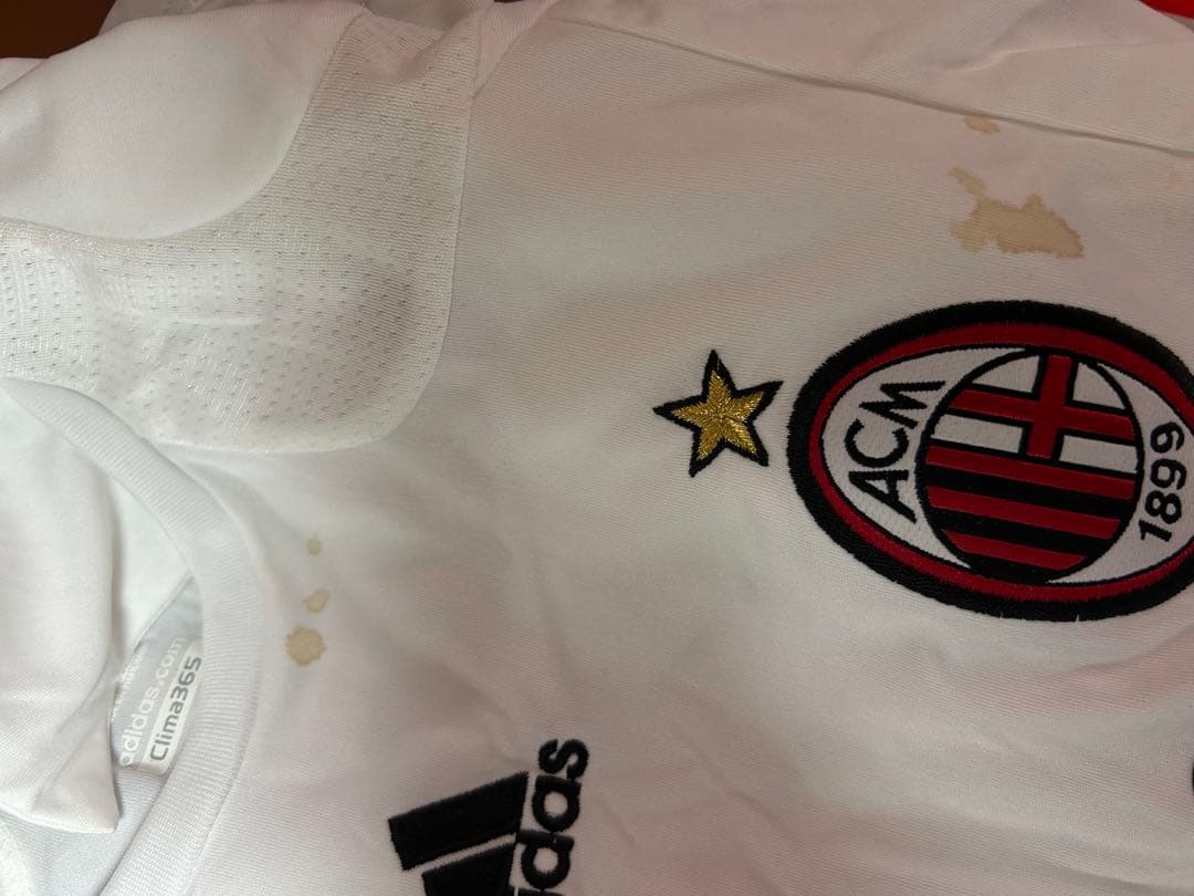 ACミラン インザーギ サイン入りシャツ アウェイ 2007-2008年