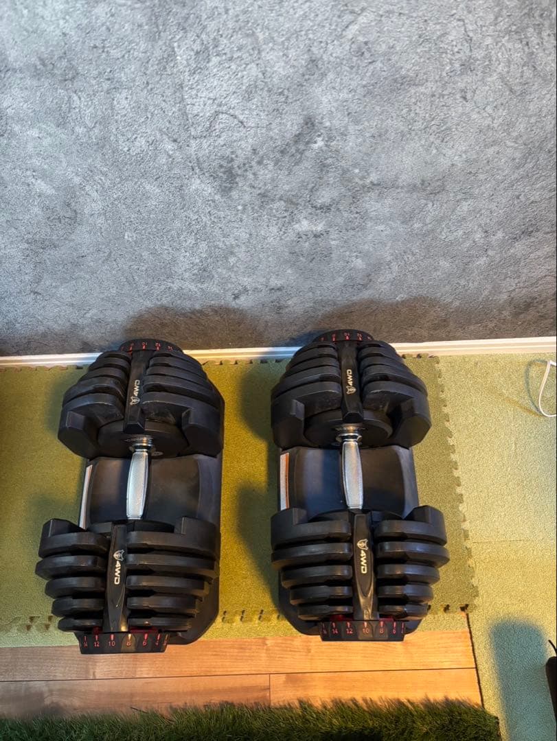 可変式ダンベル、アジャスタブルベンチセット