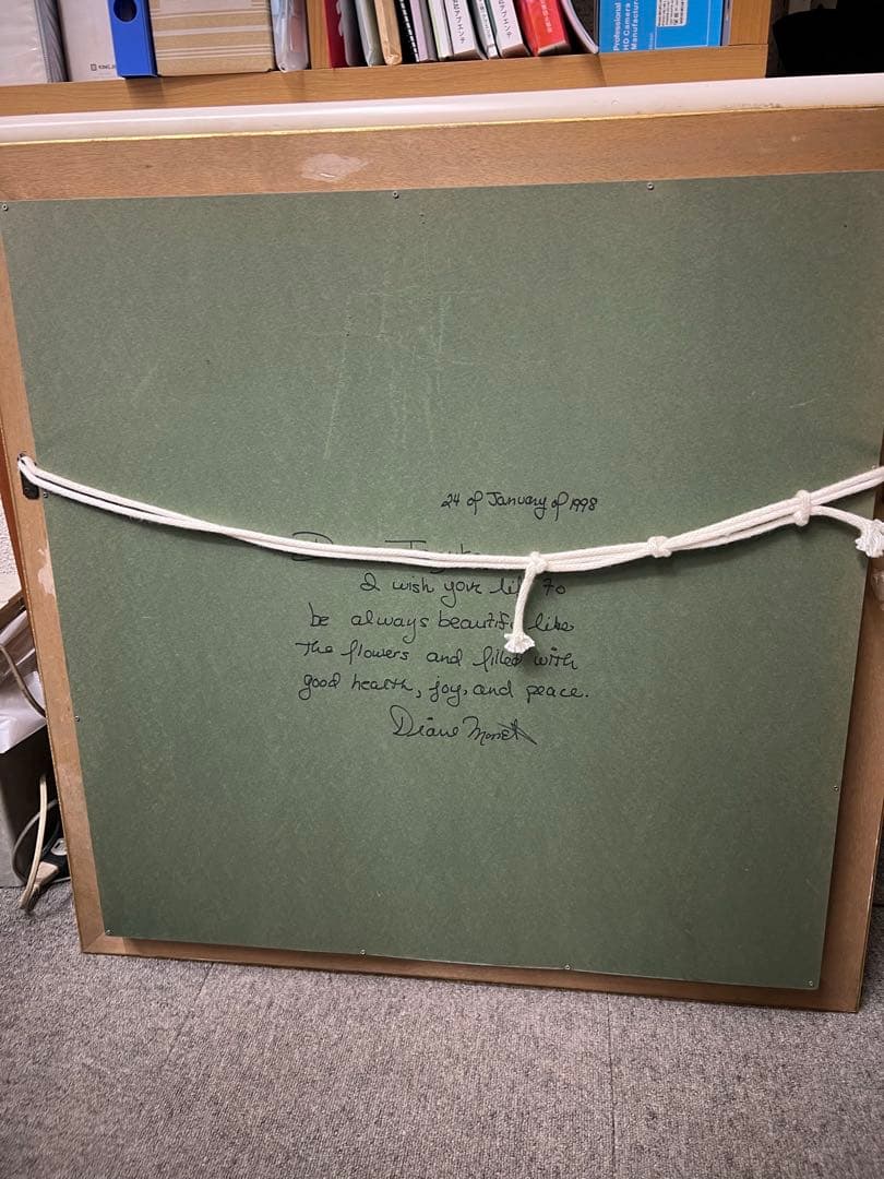 Diane Monet ダイアン・モネ 花と風景の絵画 1998年作