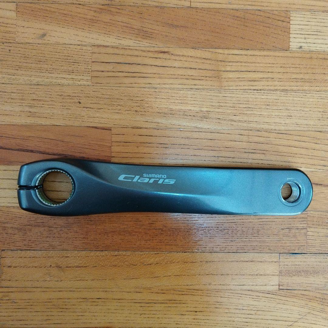 【試走10km程度】シマノ　クラリス　クランク　FC-R2000　165mm
