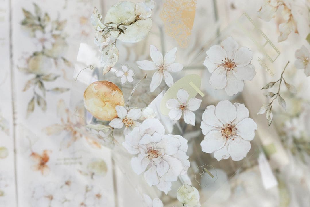 小白家文創《绿意》海外マスキングテープ　マステ 【2094】