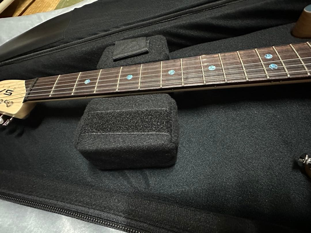 Saito エレキギター navy blue 22フレット 週末限定タイムセール