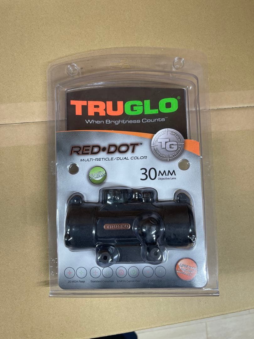 TRUGLO RED-DOT 30MM レッドドットサイト　実銃対応