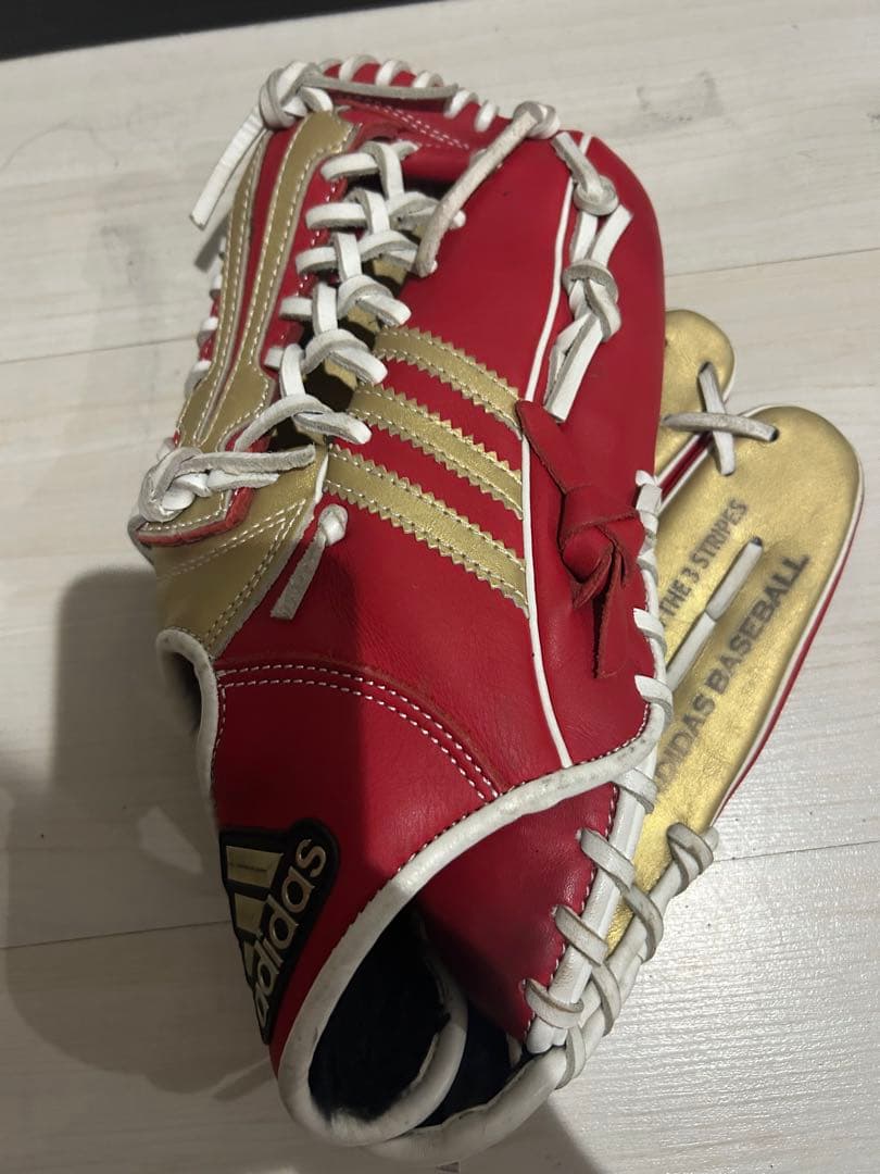 【現状品】アディダス 軟式 グローブ KQ494