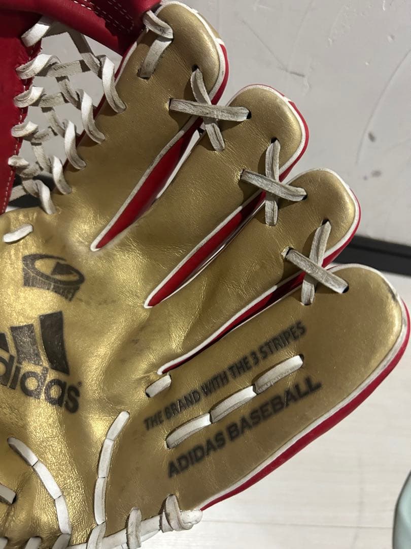 【現状品】アディダス 軟式 グローブ KQ494