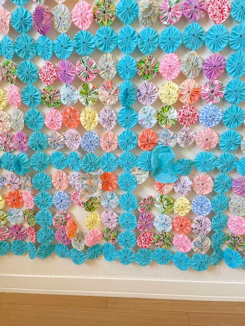 アンティーク/ヨーヨーキルト/30〜40s