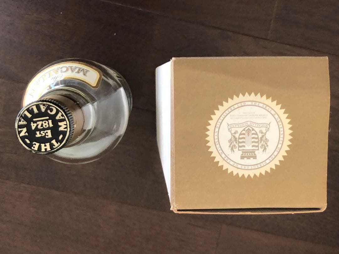 ザ・マッカラン12年 オールドボトル40度700ml空ビン化粧箱