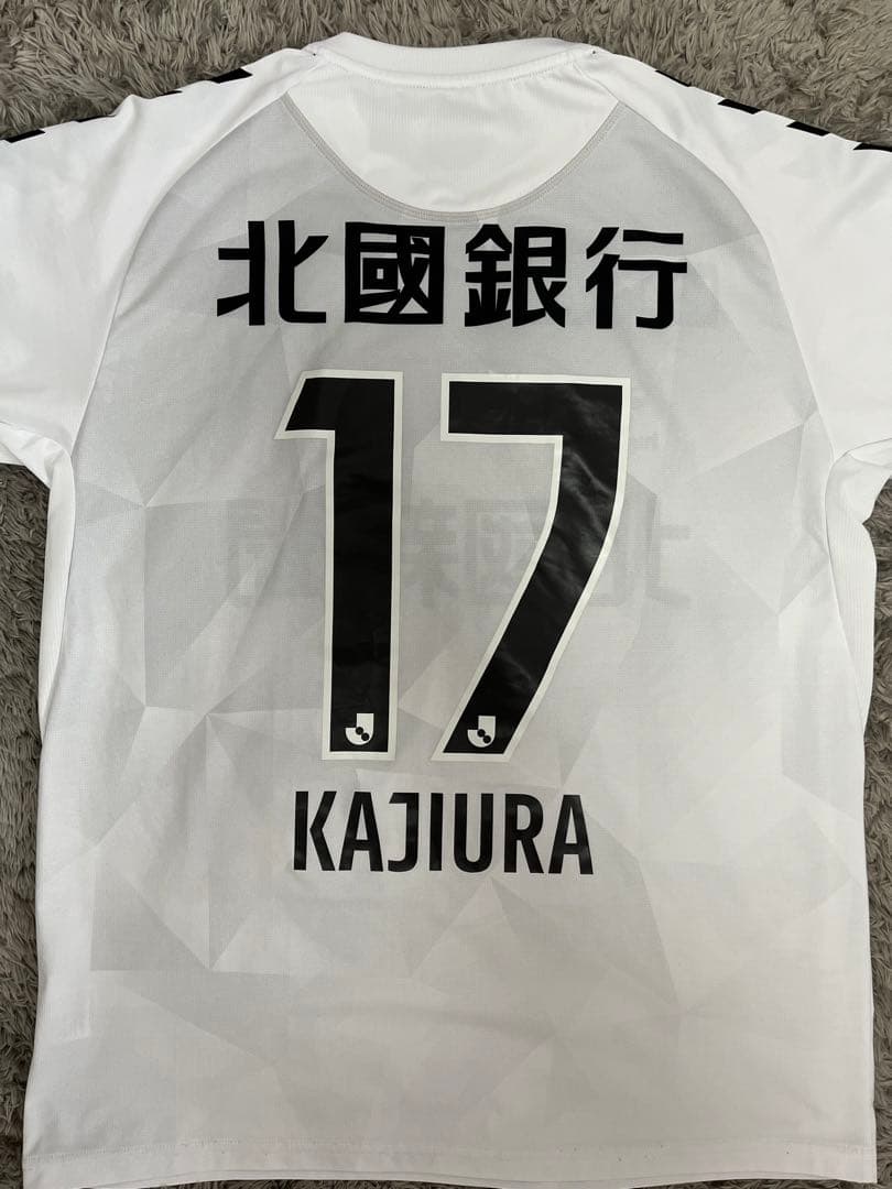 ツエーゲン金沢2023年度アウェイユニフォーム　梶浦勇輝選手サイン付き