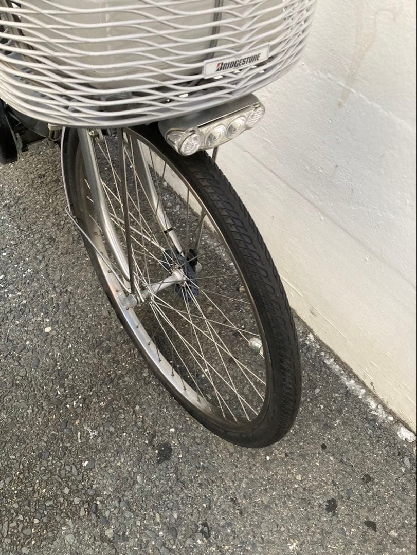 1687 新品バッテリー、スペアキー、後ろカゴ