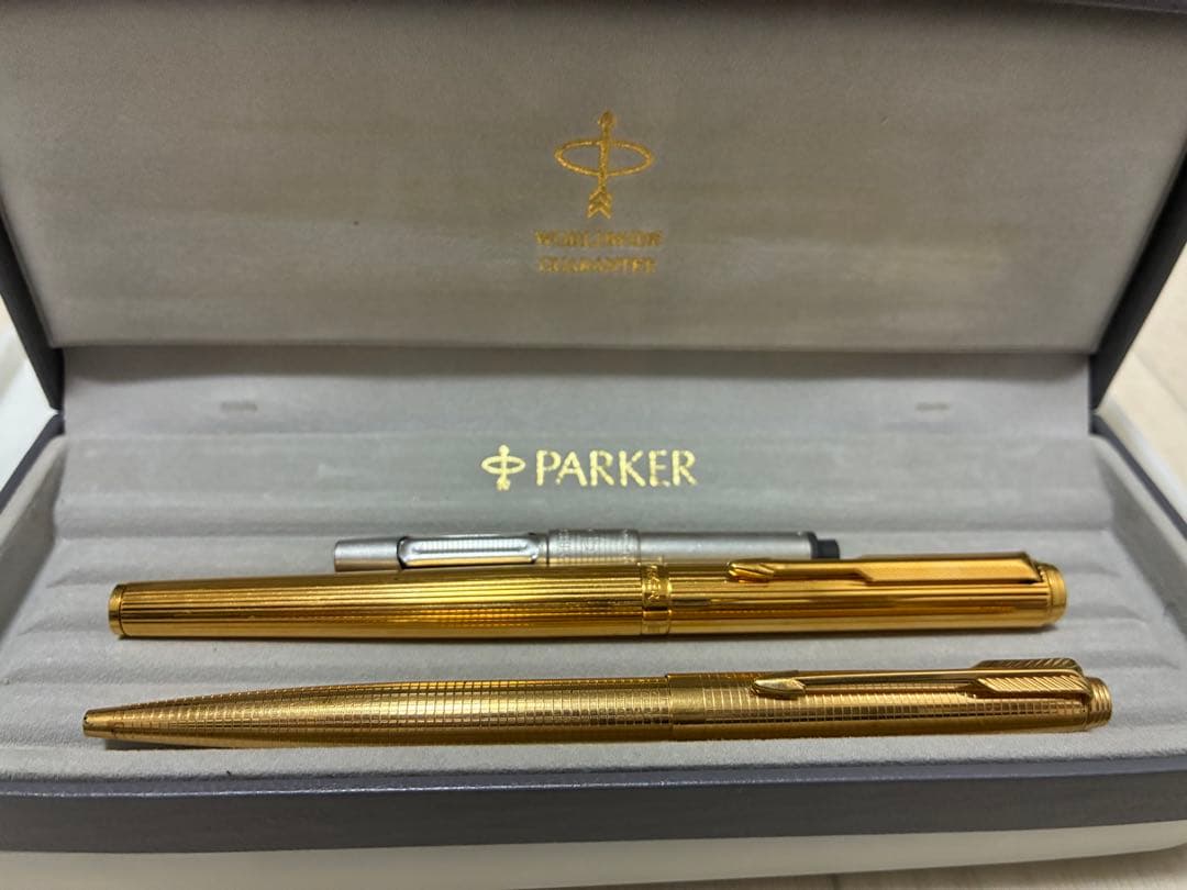 【一斉値下げ】Parker ゴールドボールペンセット バラ売りも可