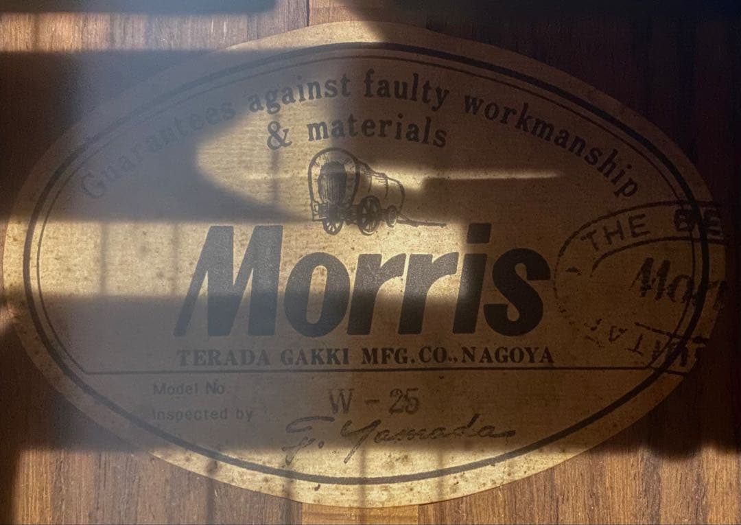 Morris W-25 アコースティックギター L.R.Baggsピックアップ付