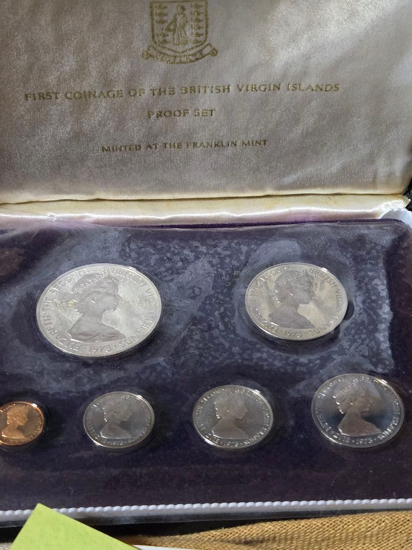 イギリス領 ヴァージン諸島 エリザベス2世 フランクリンミント ミントセット