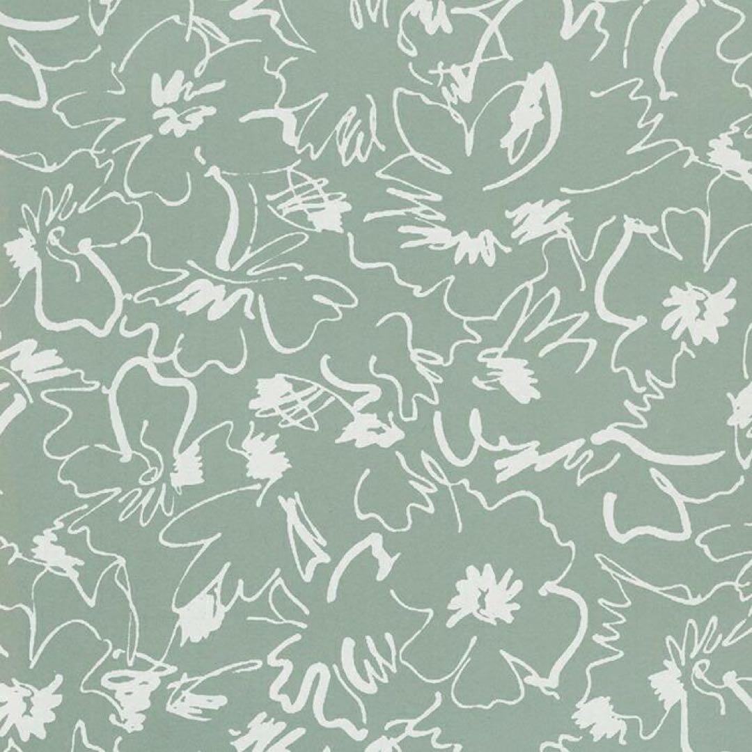 新品未開封★包装紙2色セット 百花 グリーン ピンク 四六全判 各100枚