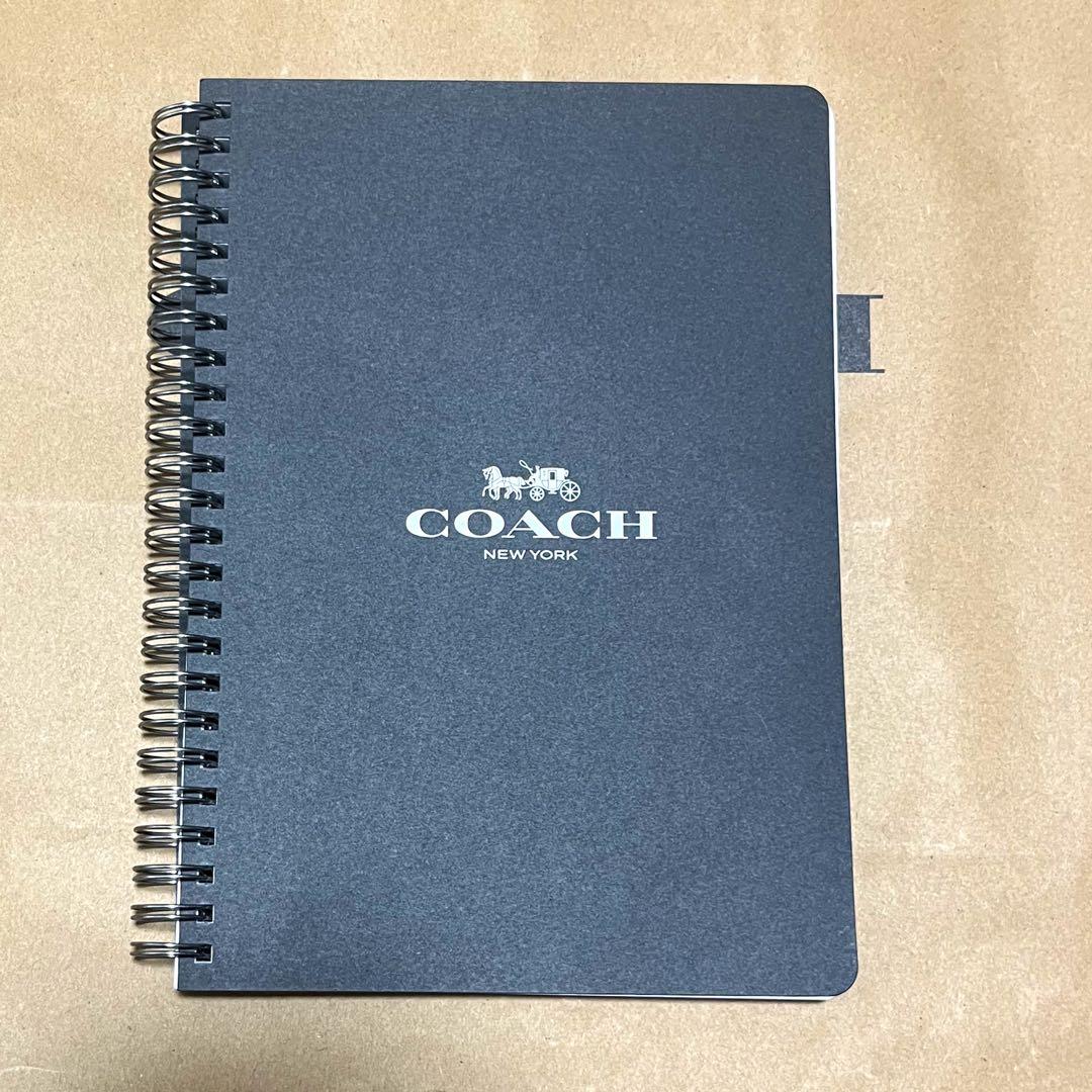 【新品未使用】coach×ディズニー　コラボミッキー　ノートカバー(ノート付き)