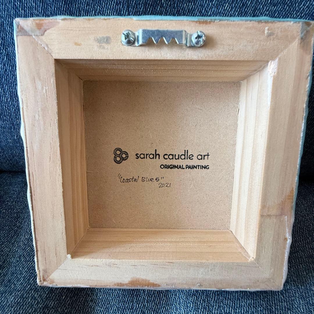 サラカードル　Sarah Caudle　原画 レジンアート④ タートル 6×6