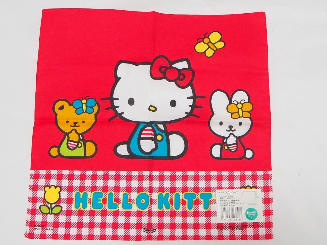 希少品　サンリオ　キティ　ぬいぐるみ　バック　レトロ　キティ展 1984