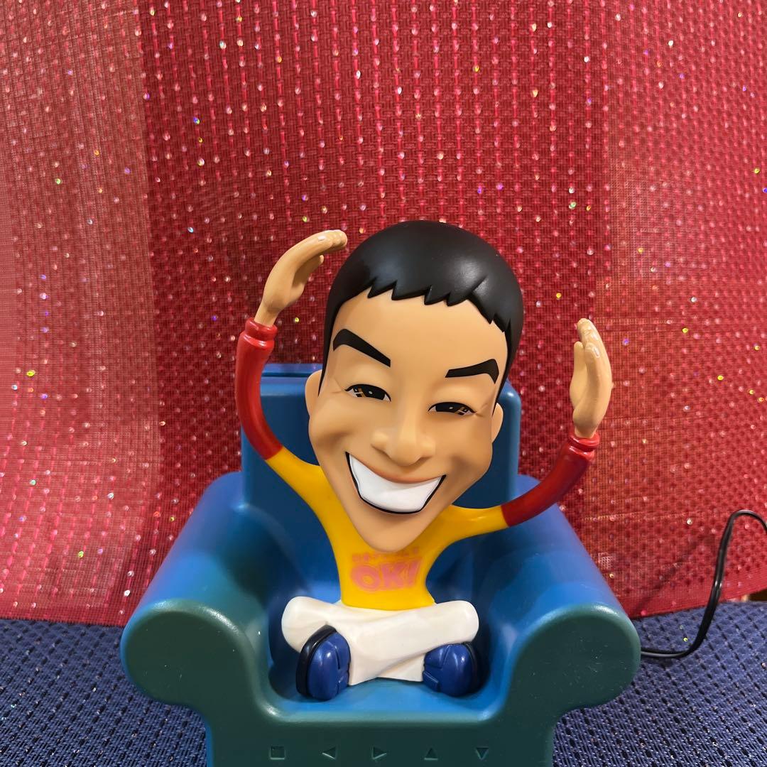 『さんまさん』座っているキャラクター フィギュア　日本テレコム