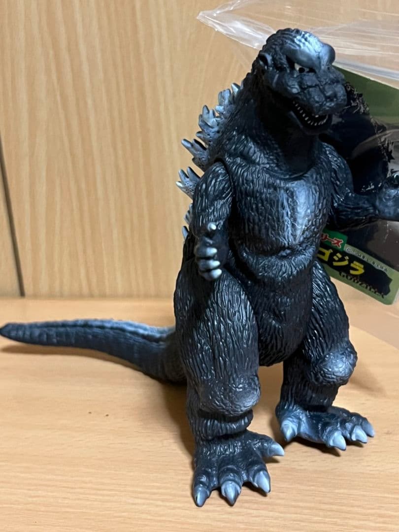 ☆バンダイソフビ東宝怪獣シリーズ☆初代ゴジラ1998タグ付き③
