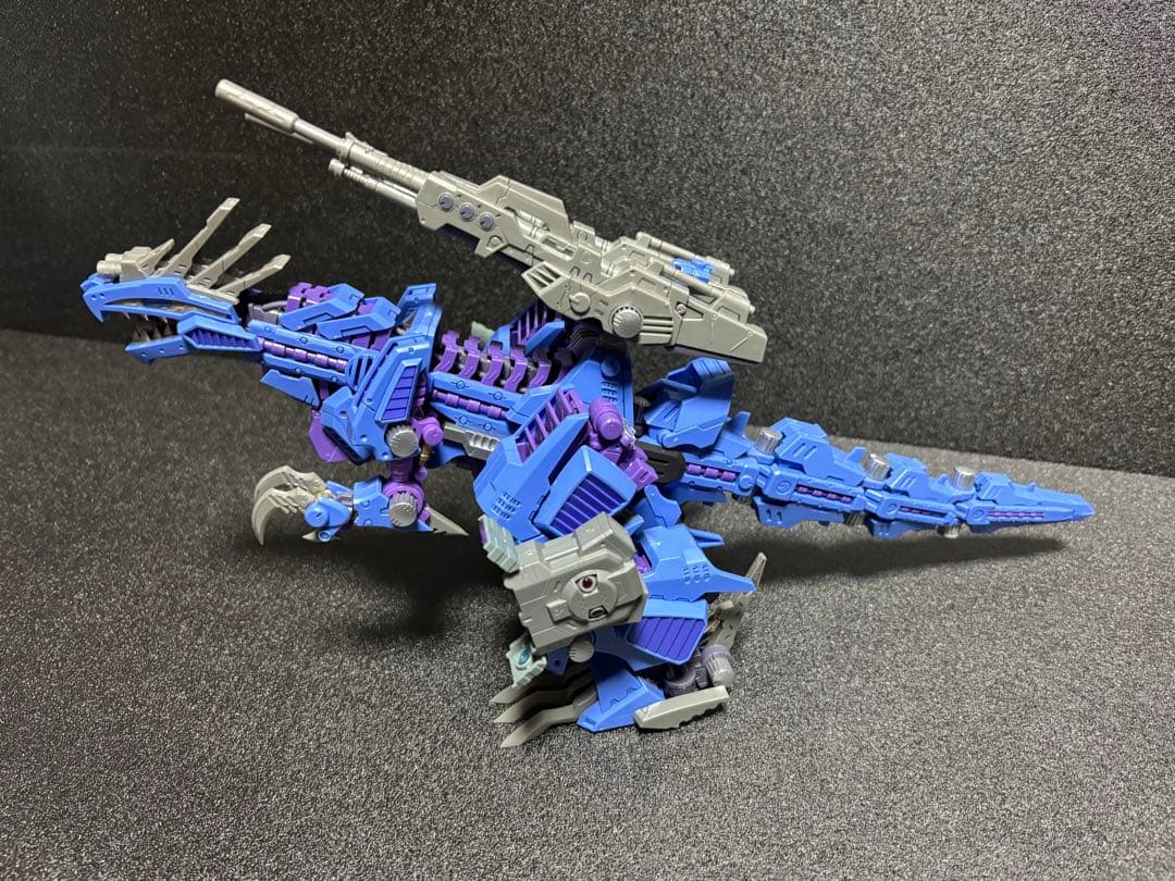 【組み立て済】HMM ゾイド サイコジェノザウラー　ジャンク