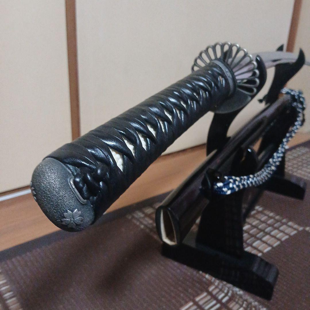 最上級高級居合刀　桜肥後真剣拵(模擬刀　模造刀)