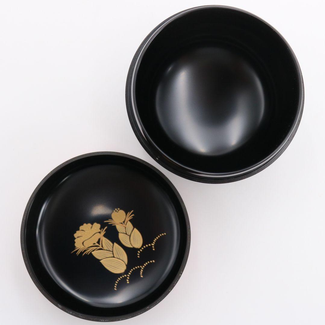 中村宗悦作 福寿草 曙棗 茶道具 共箱共布　V608　NT2