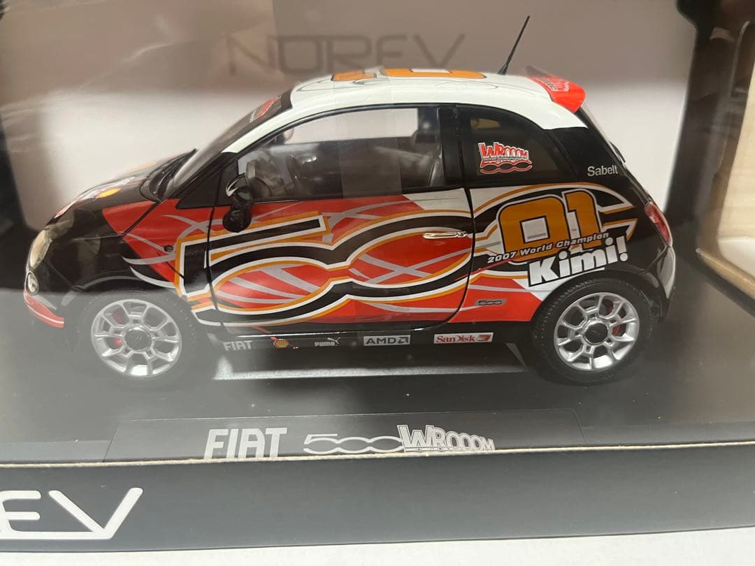 NOREV 1/18 Fiat 500 WROOOM ＃01 キミ・ライコネン