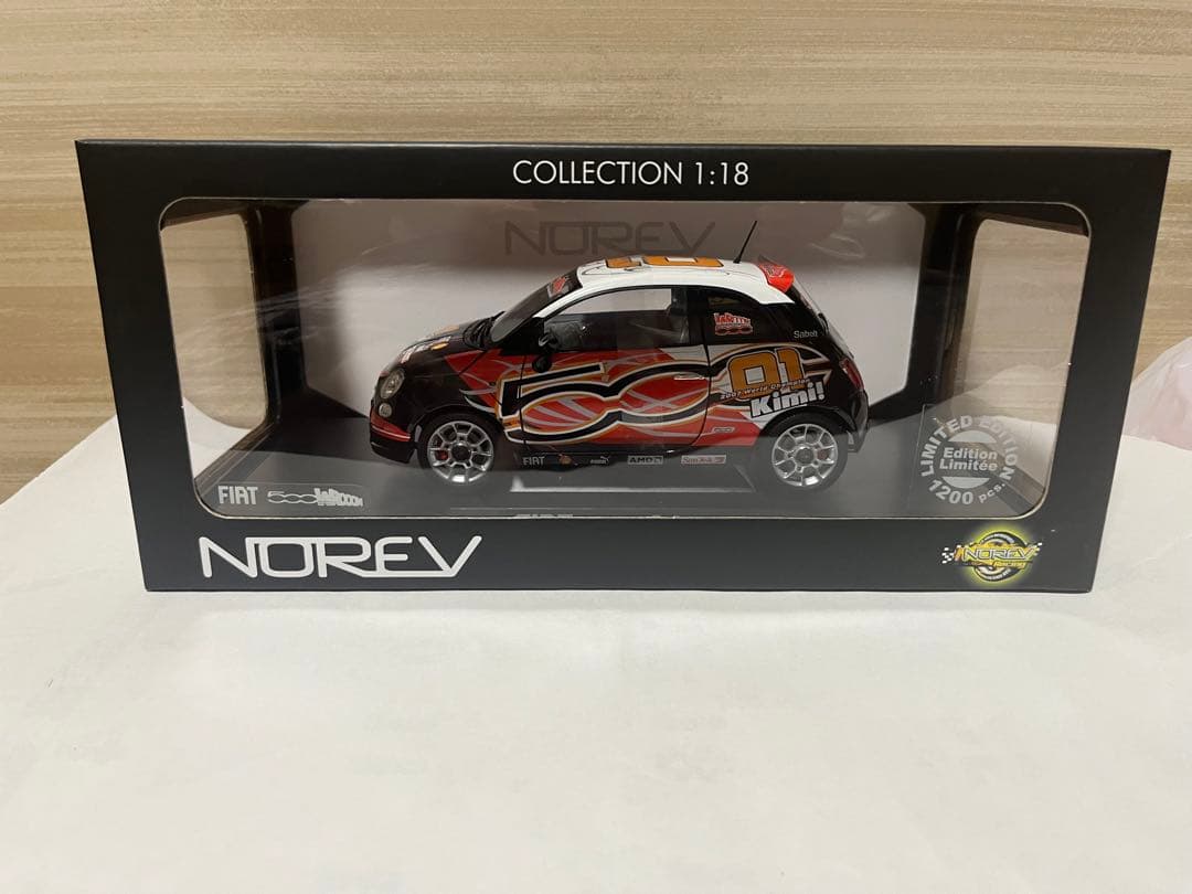 NOREV 1/18 Fiat 500 WROOOM ＃01 キミ・ライコネン
