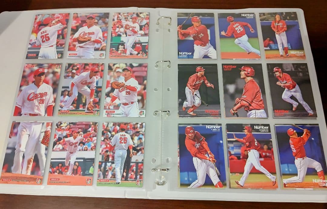 黒田博樹×新井貴浩 アスリートカード 広島カープ コンプリートファイル 超希少