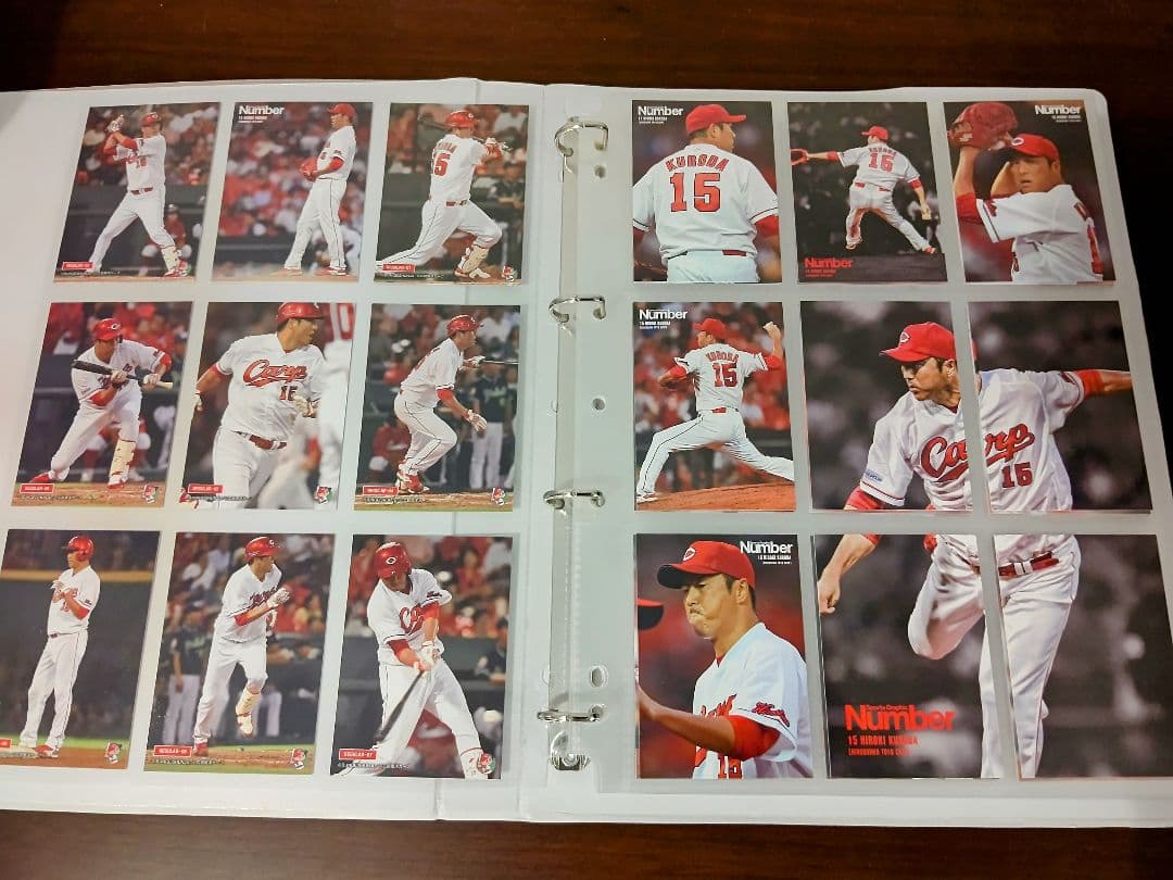 黒田博樹×新井貴浩 アスリートカード 広島カープ コンプリートファイル 超希少