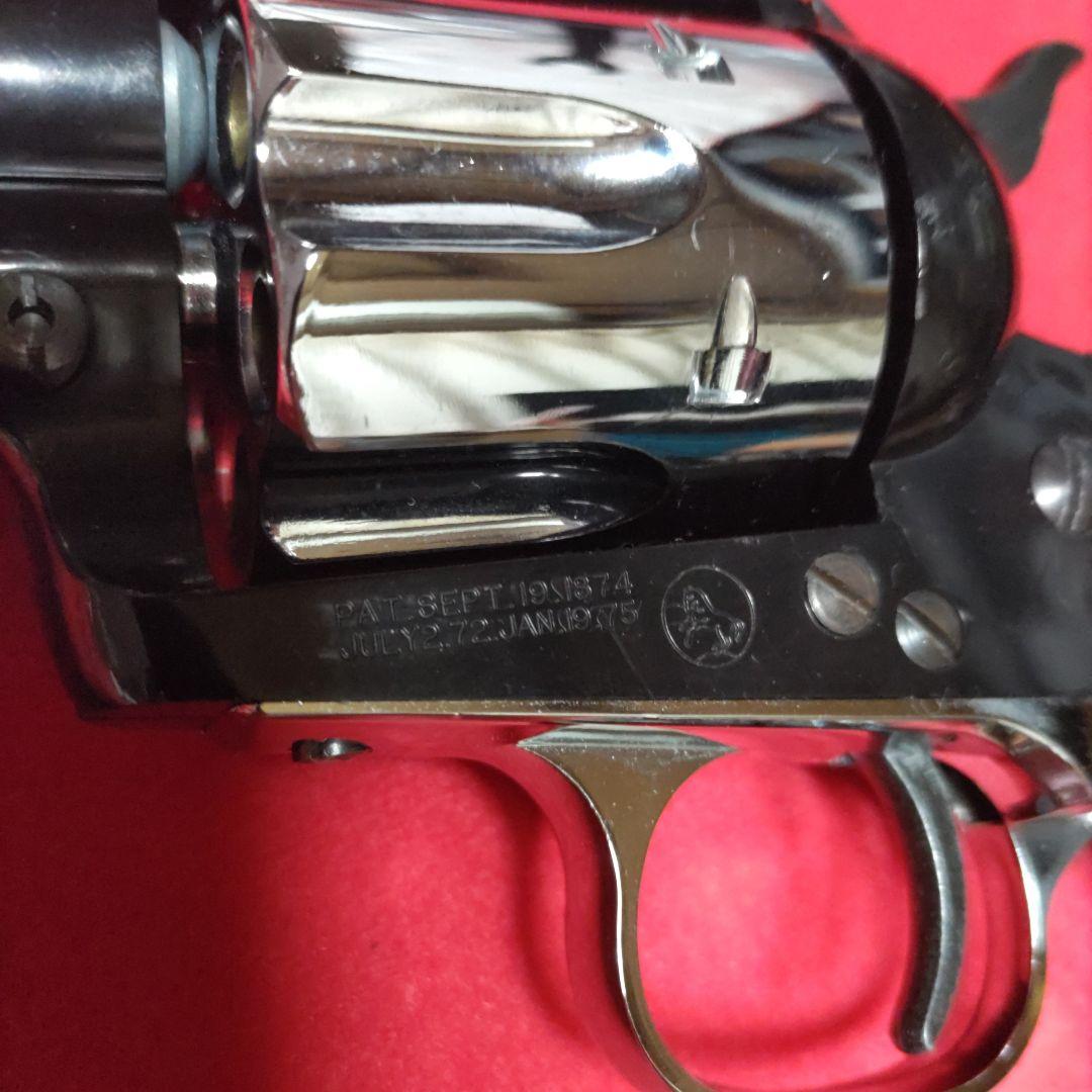 マルシンSAAコルト45ブラック＆シルバーガスガン！ガス漏れ無し完全可動品！