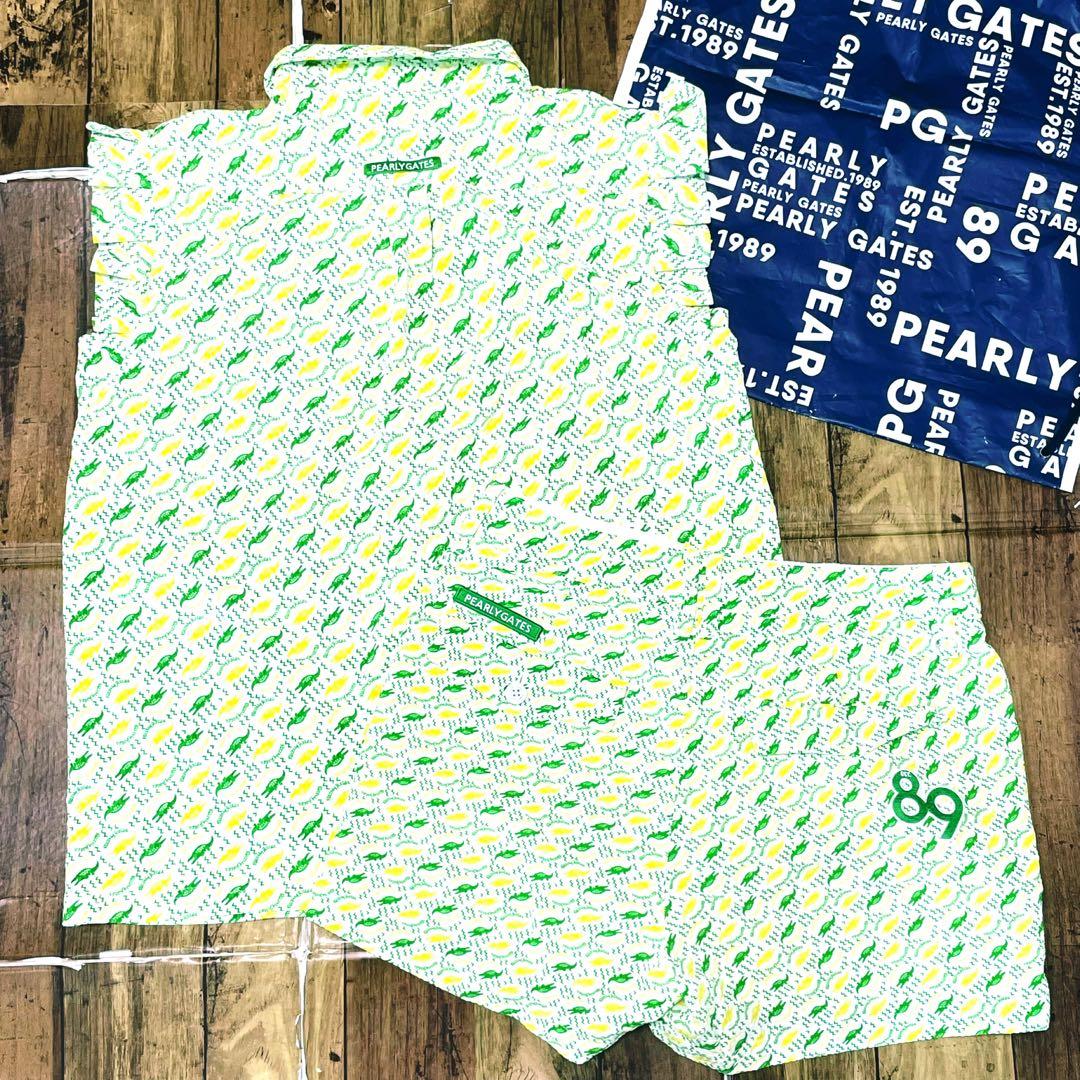 美品　パーリーゲイツ　セットアップ　0 1 レディース　ポロシャツ　パンツ