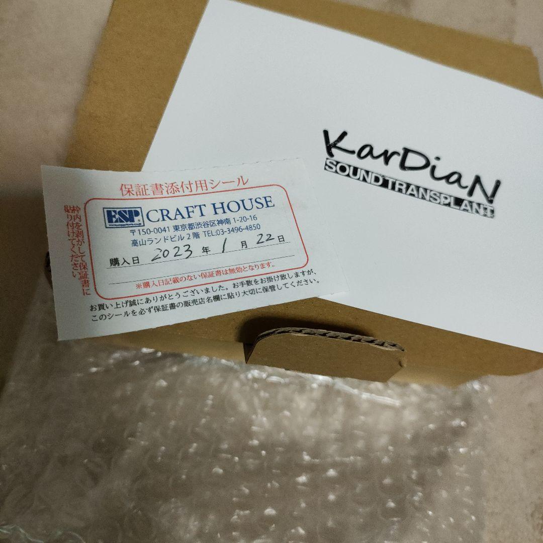 Kardian titania v2 箱、保証書つき ディストーション